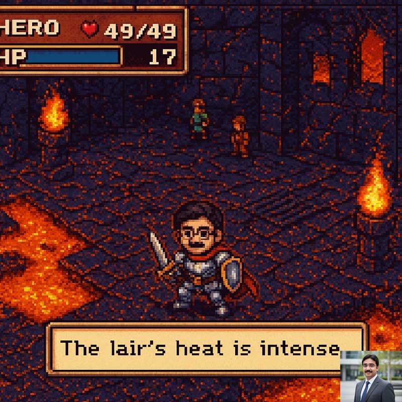 Pixel Quest RPG Generator — become an 8-bit retro RPG hero in a fantasy town