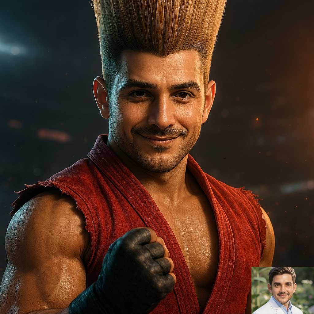 Tekken 8 Fighter Generator — transform photo into a Tekken 8 battle character