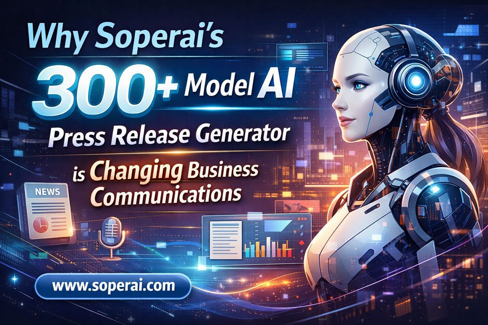 Why Soperai’s 300+ Model AI Press Release Generator is Changing Business Communications