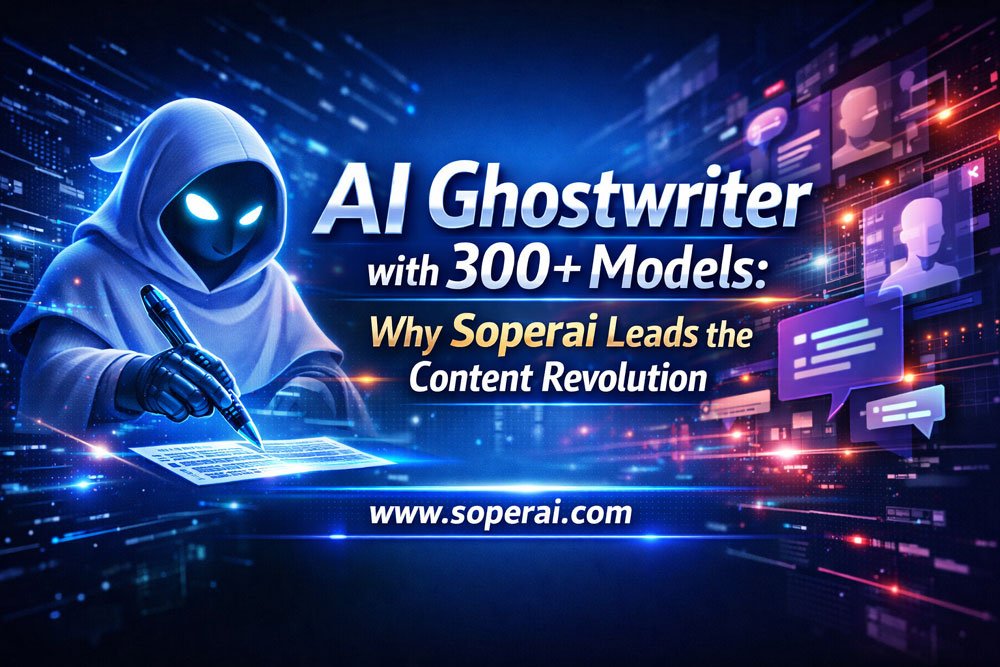 AI Ghostwriter with 300+ Models: Why Soperai Leads the Content Revolution