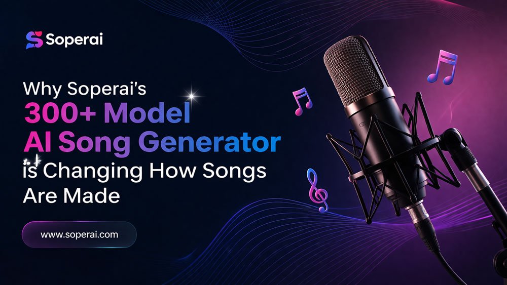 Why Soperai’s 300+ Model AI Song Generator is Changing How Songs Are Made