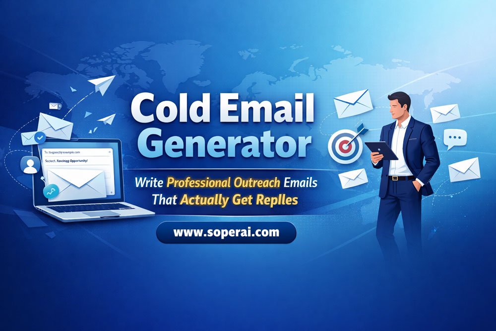 Cold Email Generator: Write Professional Outreach Emails That Actually Get Replies