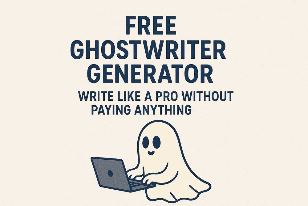 Free Ghostwriter Generator