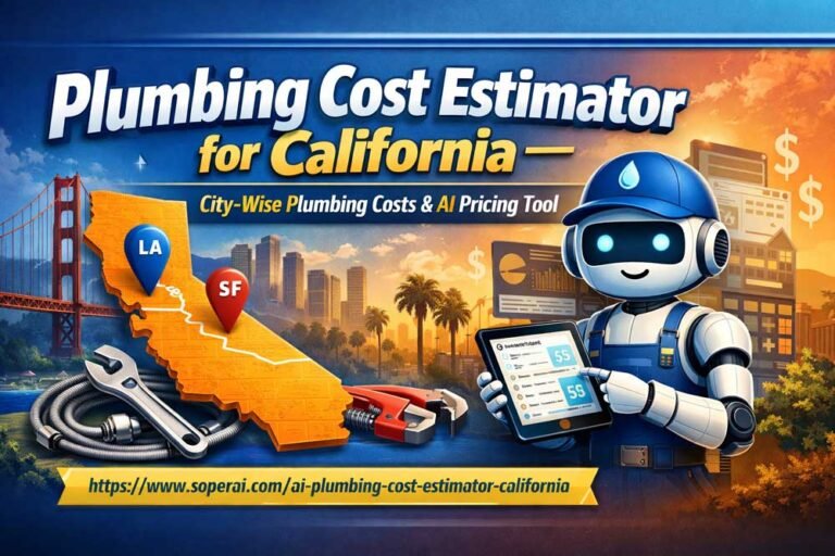 Plumbing Cost Estimator California