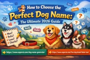 How to Choose the Perfect Dog Name